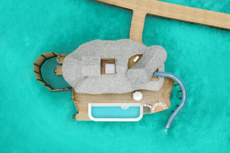 Over-water bungalow